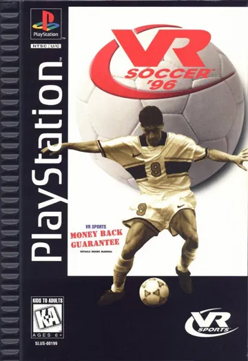 VR Soccer 96 (US) box cover front